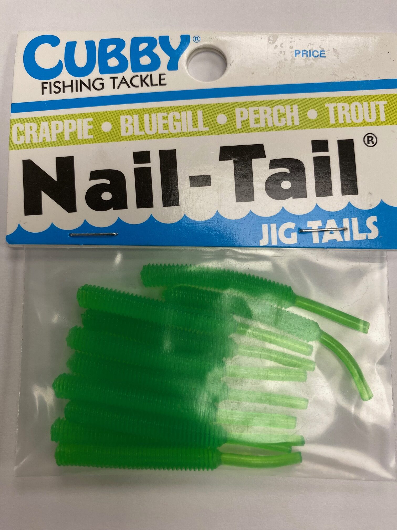 1 Mini Beaver Tail GLOW Multi-pack Ice Fishing Trout Crappie Perch