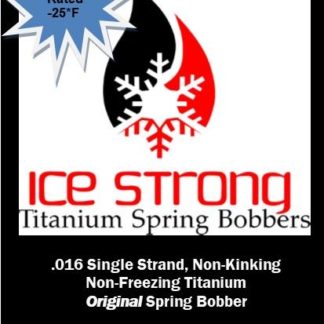 Ice Strong Original Titanium Spring Bobber