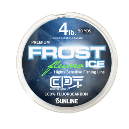 Clam Frost Flouro Ice Line - 50yd - Clear