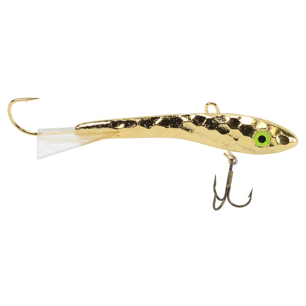 NEW ! Moonshine Lures Hammered Gold Shiver Minnow - Dick Smith's