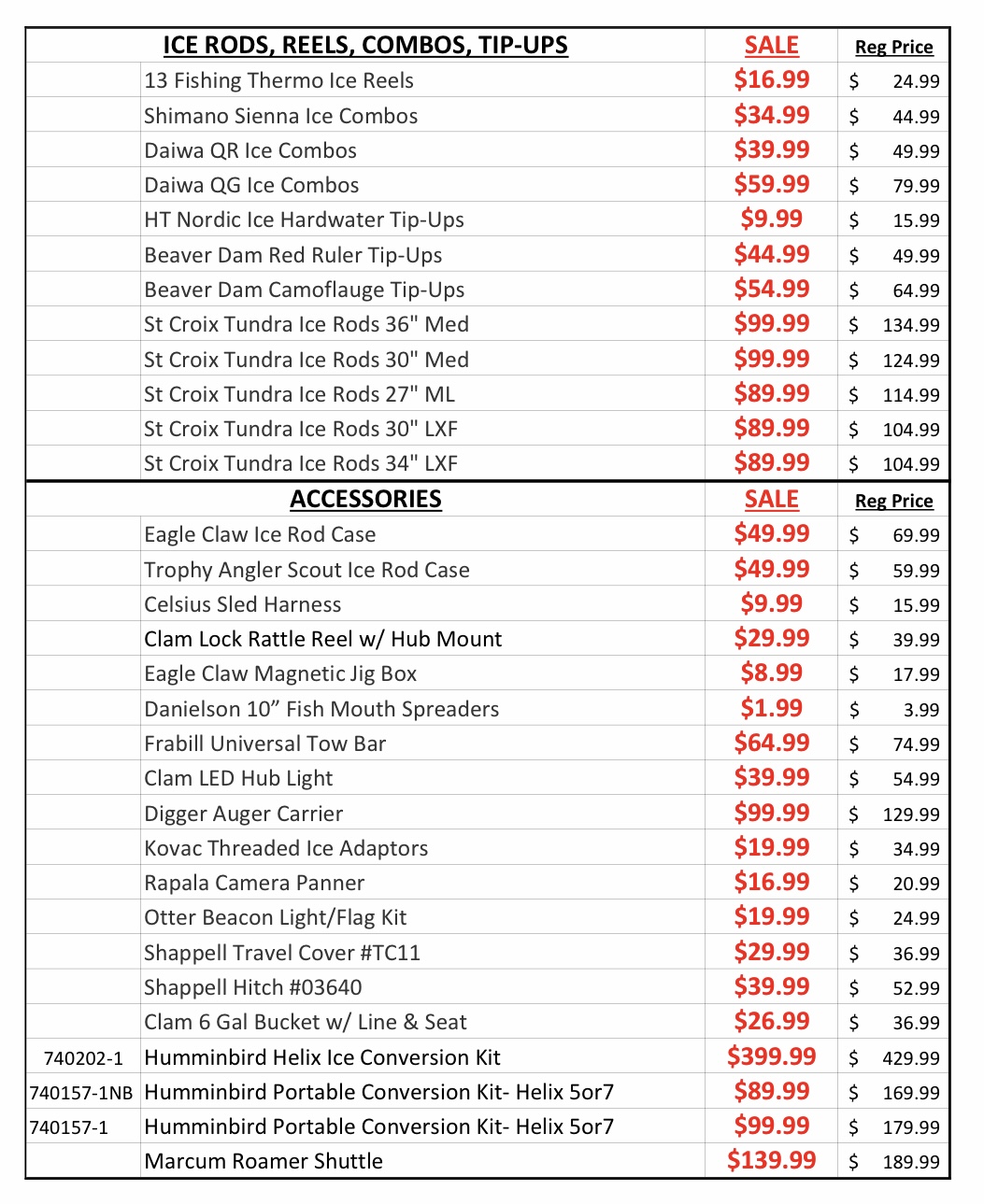 SALE! Dick Smith's Live Bait & Tackle