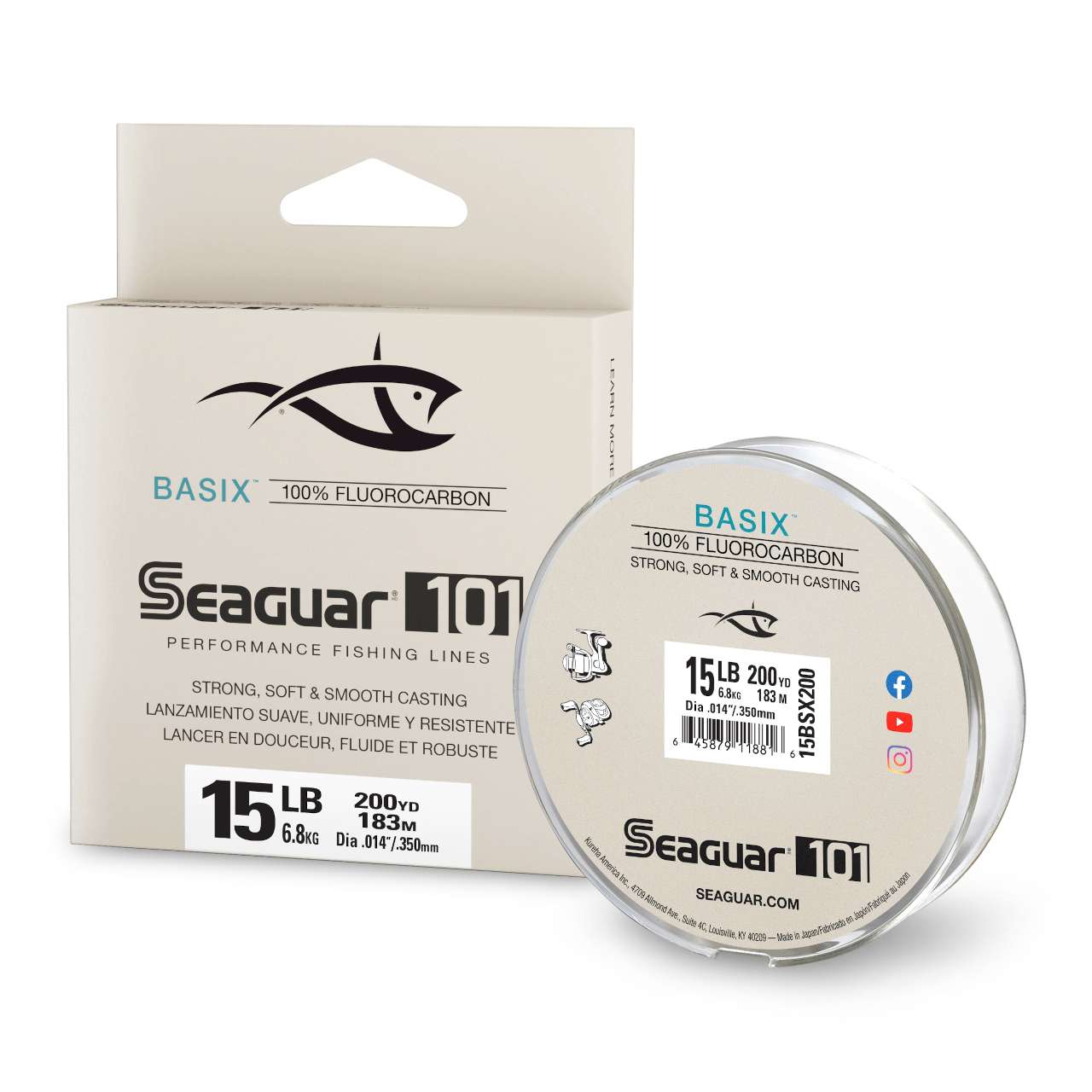 Seaguar Basix Fluorocarbon Line 200yd - Dick Smith's Live Bait