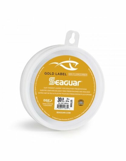 Seaguar Gold Label 100% Flourocarbon Leader Material - 25yd