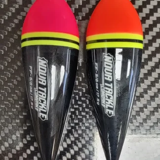 Nova Tackle Balsa Fixed Floats - Orange Top - 2pk