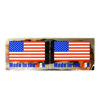 Beaver Dam Square USA Stickers - 2 Pack