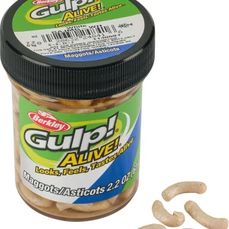 Berkley Gulp Alive Maggots 1" White
