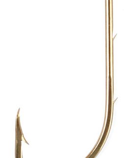 Eagle Claw Straight Eye Offset Bronze Baitholder Hook