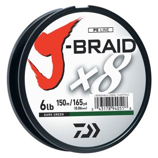 Daiwa J-Braid X8 Braided Line - 165yd