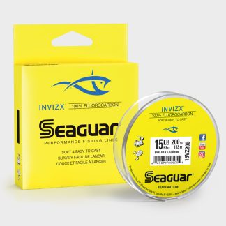 Seaguar InvizX 100% Fluorocarbon Line - 200yd Spool