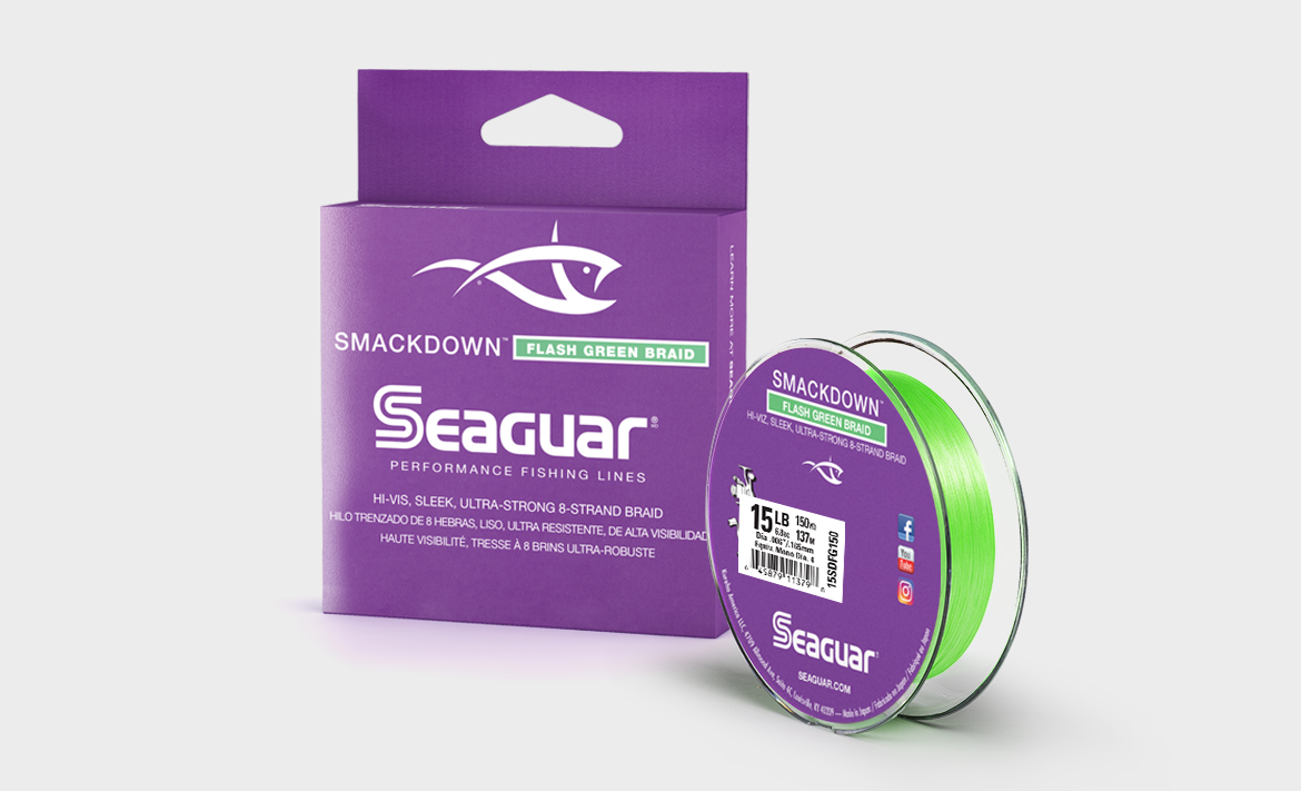 Seaguar Smackdown Braided Line - 150 yd Spool