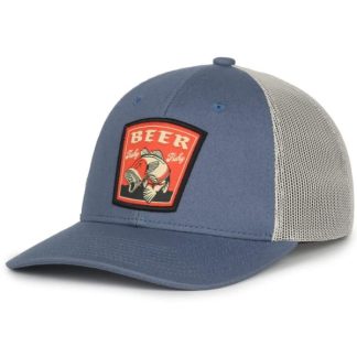 Outdoor Cap Beer Fish Patch Meshback Cap