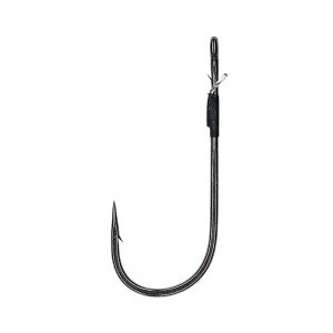 Hayabusa Straight Shank Worm Hook with Mono Bait Keeper