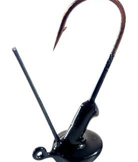 Chompers Stand-Up Jighead Black 1/8oz