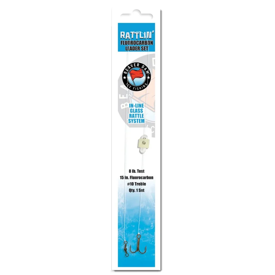 Beaver Dam Rattlin' Fluorocarbon Ice Leaders